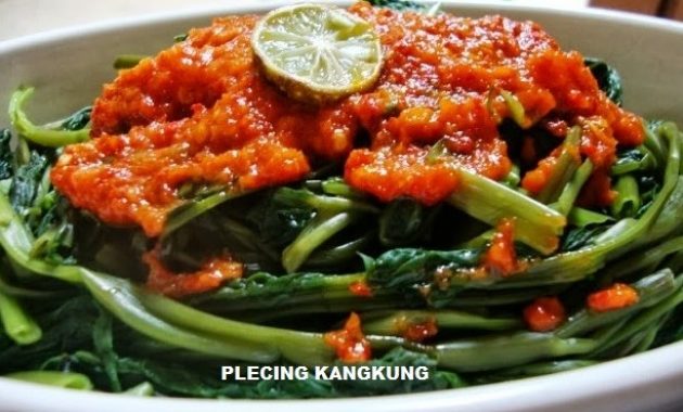 Resep Plecing Kangkung