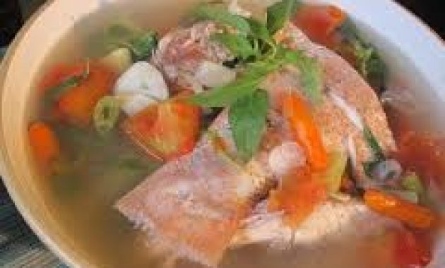 Resep Sup Ikan Kakap Merah